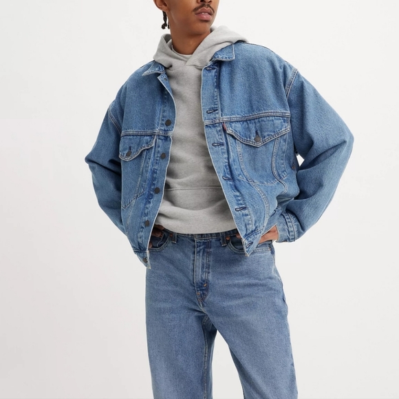 Vintage LEVI'S 550 Relaxed Fit Tapered Leg Baggy Oversized Denim Blue Dad Jeans - Picture 16 of 17